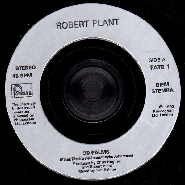 Robert Plant -  29 Palms