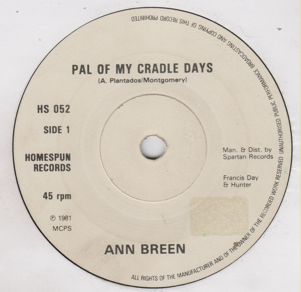 Ann Breen - Pal Of My Cradle Days