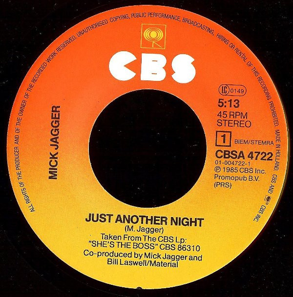 Mick Jagger - Just Another Night