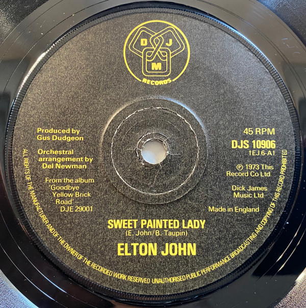 Elton John - Sweet Painted Lady  Goodbye Yellow Brick Road