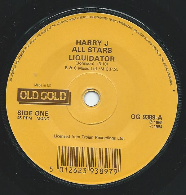 Harry J All Stars  Nicky Thomas -  Liquidator  Love Of The Common People