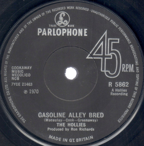 The Hollies - Gasoline Alley Bred
