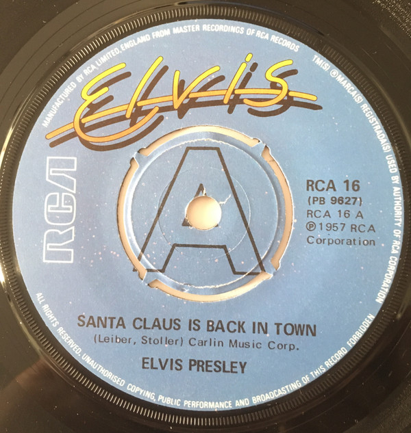 Elvis - Santa Claus Is Back In Town