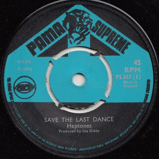 The Heptones - Save The Last Dance