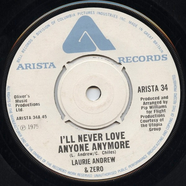 Laurie Andrew  Zero -  Ill Never Love Anyone Anymore