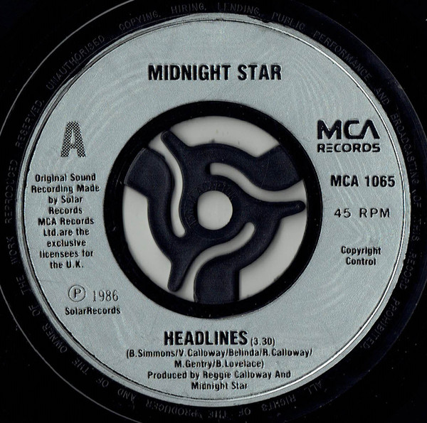 Midnight Star - Headlines 7 Pop Mix