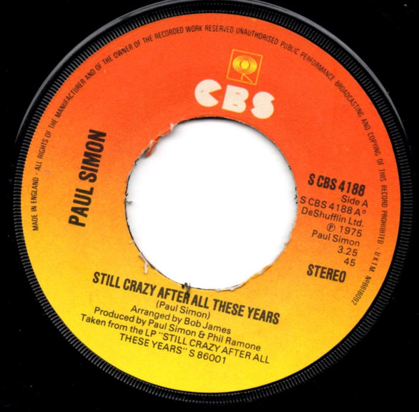 Paul Simon - Still Crazy After All These Years