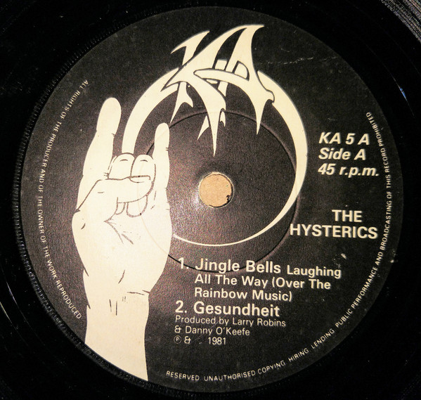 The Hysterics - Five Tracks Of Laughter