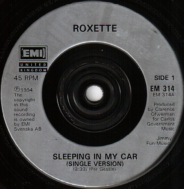 Roxette - Sleeping In My Car