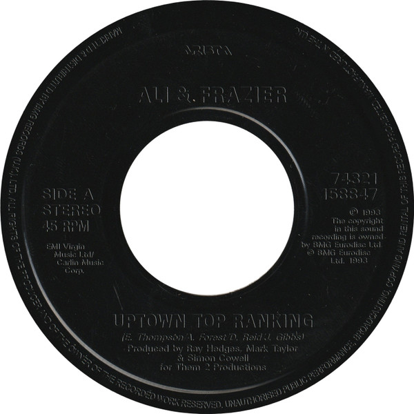 Ali  Frazier - Uptown Top Ranking