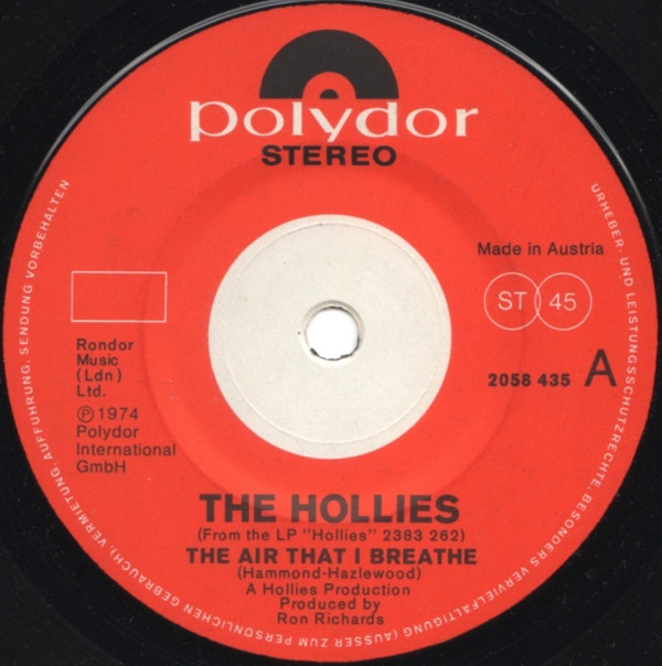 The Hollies - The Air That I Breathe