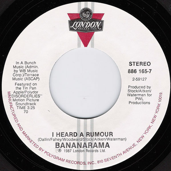 Bananarama - I Heard A Rumour
