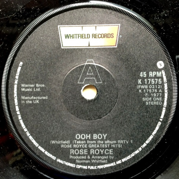 Rose Royce - Ooh Boy