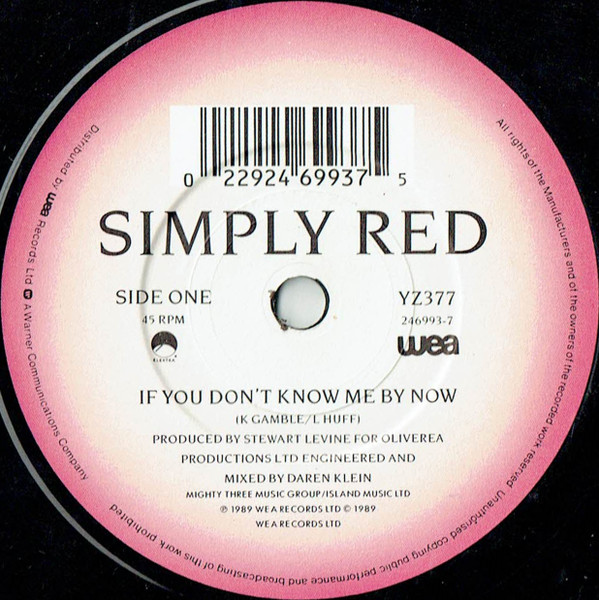 Simply Red - If You Dont Know Me By Now