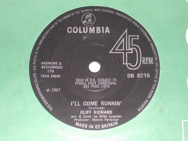 Cliff Richard -  Ill Come Runnin