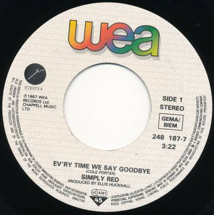 Simply Red - Evry Time We Say Goodbye