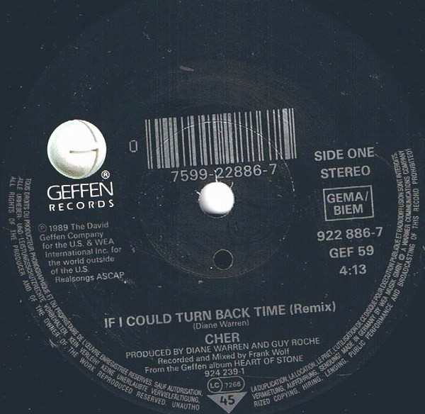 Cher -  If I Could Turn Back Time