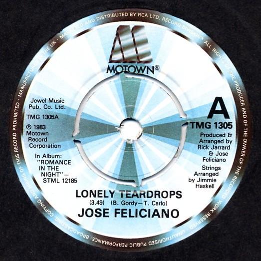 Jose Feliciano - Lonely Teardrops