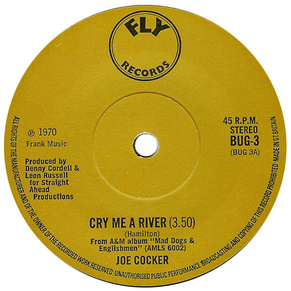 Joe Cocker - Cry Me A River