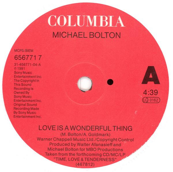 Michael Bolton - Love Is A Wonderful Thing