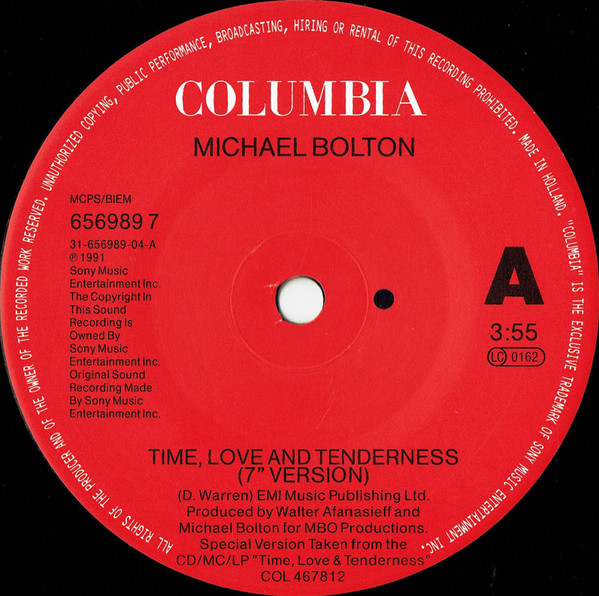 Michael Bolton - Time Love And Tenderness