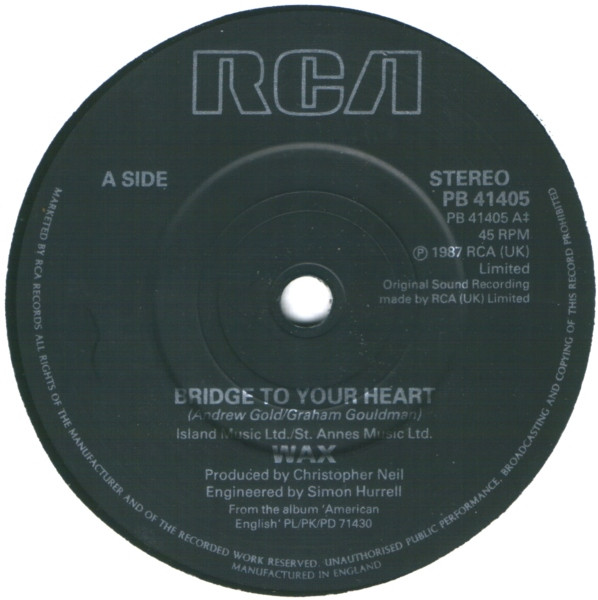 Wax - Building A Bridge To Your Heart