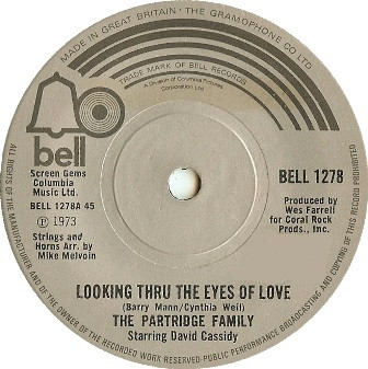The Partridge Family Starring David Cassidy - Looking Thru The Eyes Of Love