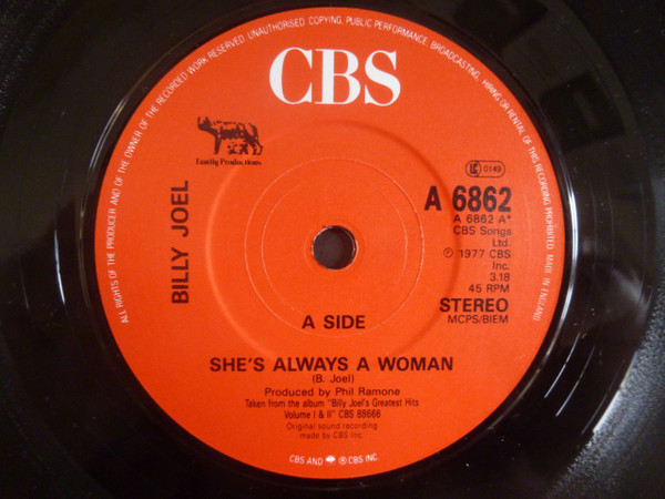 Billy Joel -  Shes Always A Woman