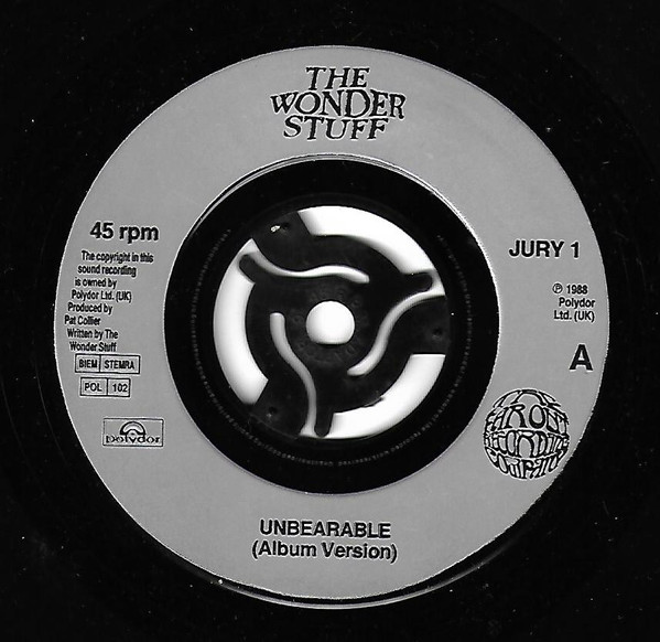 The Wonder Stuff - Unbearable  Size Of A Cow