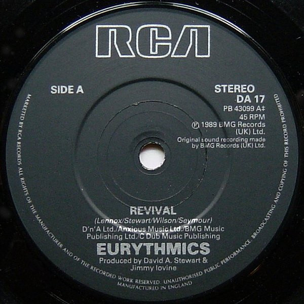 Eurythmics - Revival
