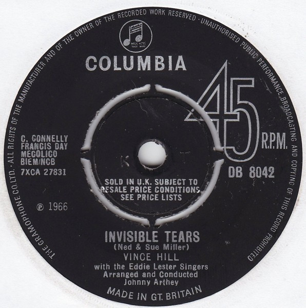 Vince Hill -  Invisible Tears