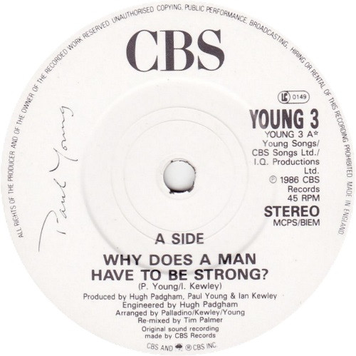 Paul Young - Why Does A Man Have To Be Strong
