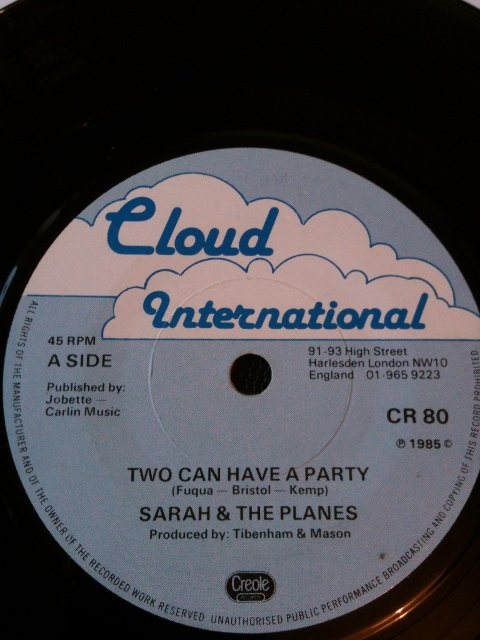 Sarah  The Planes - Two Can Have A Party