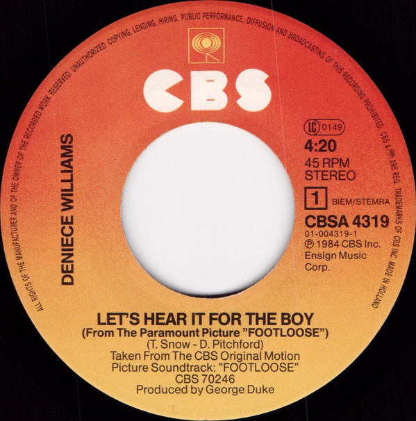 Deniece Williams - Lets Hear It For The Boy