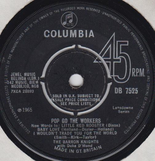 The Barron Knights With Duke DMond - Pop Go The Workers