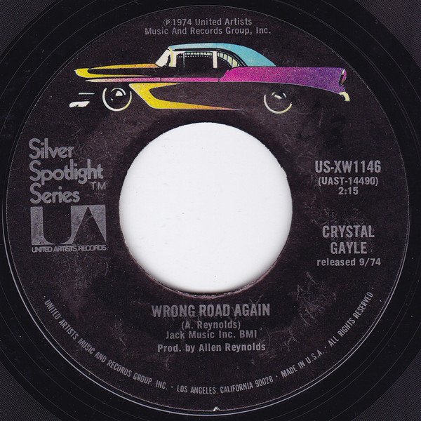 Crystal Gayle - Wrong Road Again  Ill Get Over You
