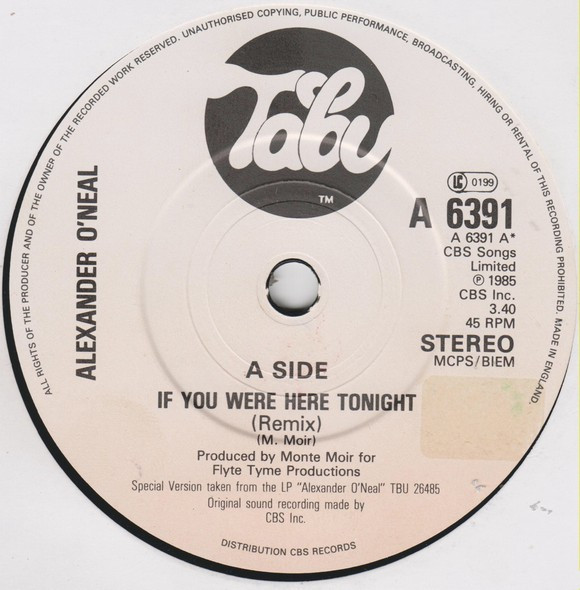 Alexander ONeal - If You Were Here Tonight