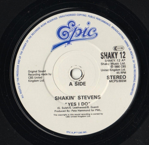 Shakin Stevens - Yes I Do