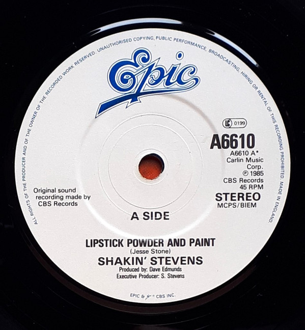 Shakin Stevens - Lipstick Powder And Paint