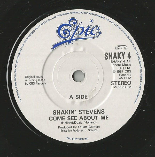 Shakin Stevens - Come See About Me