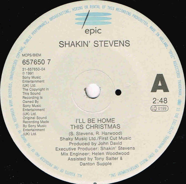 Shakin Stevens - Ill Be Home This Christmas
