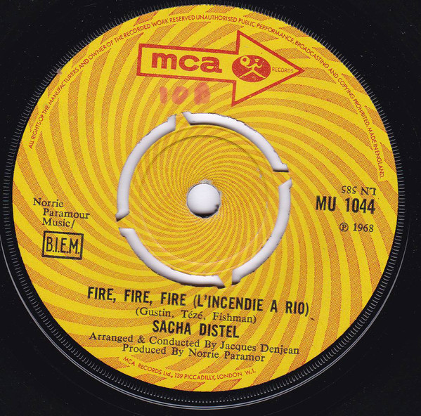Sacha Distel - Fire Fire Fire LIncendie A Rio
