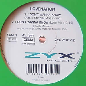 LOVENATION - I DONT WANNA KNOW