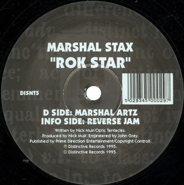 MARSHAL STAX - ROK STAR